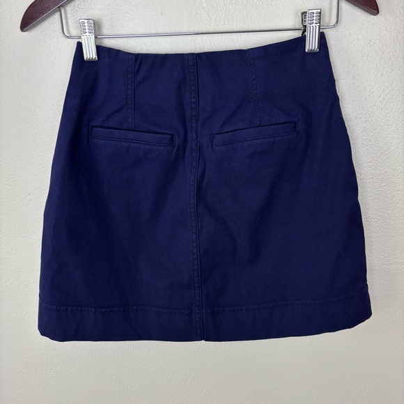 Spanx Stretch Twill Mini Skirt In Lapis Blue Women’s Size XS - Picture 5 of 8